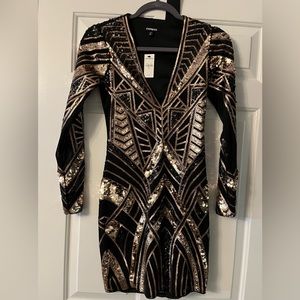 Express Sequined Dress NWT